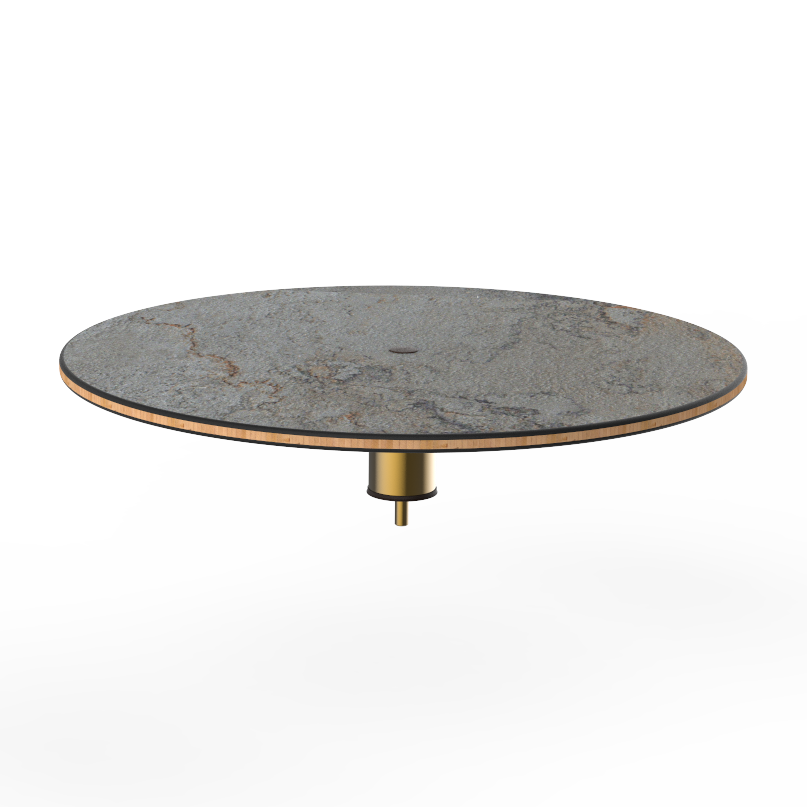 Round Low Display Shelf 30.0" Dia. Modular