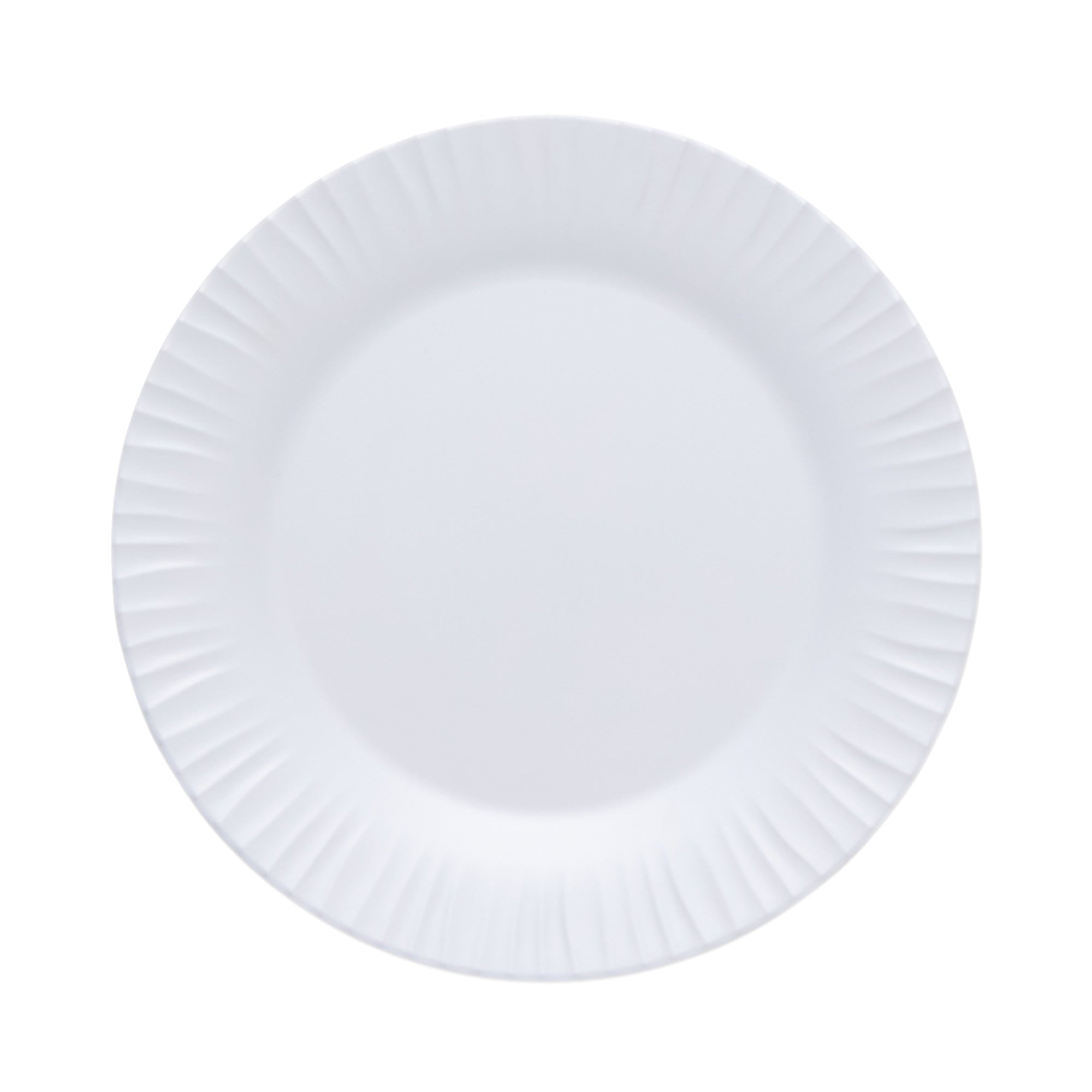 Riva Maris 8" Wide Rim Melamine Plate, White