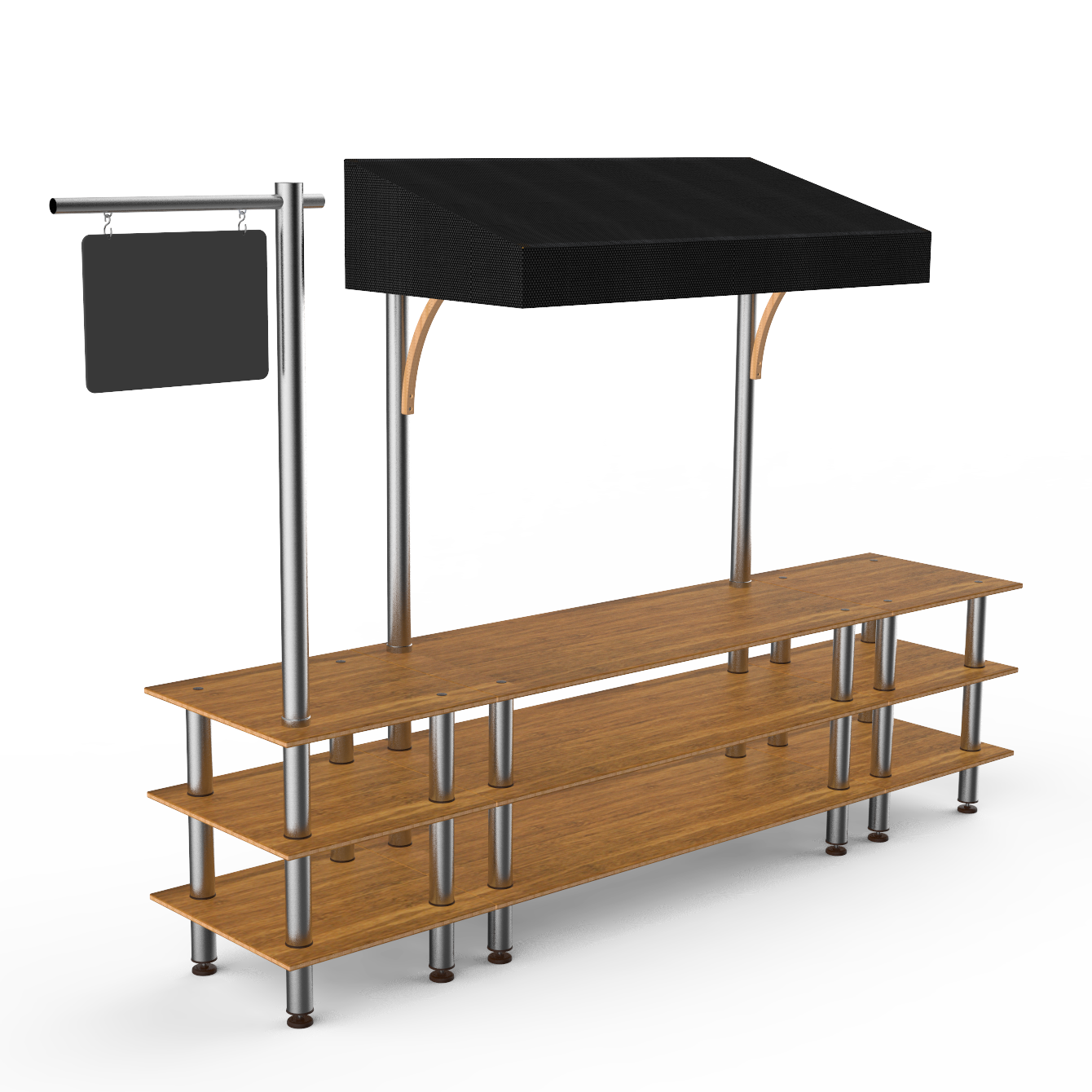 Bazaar Action Station L 130.0" W 33.0" Modular