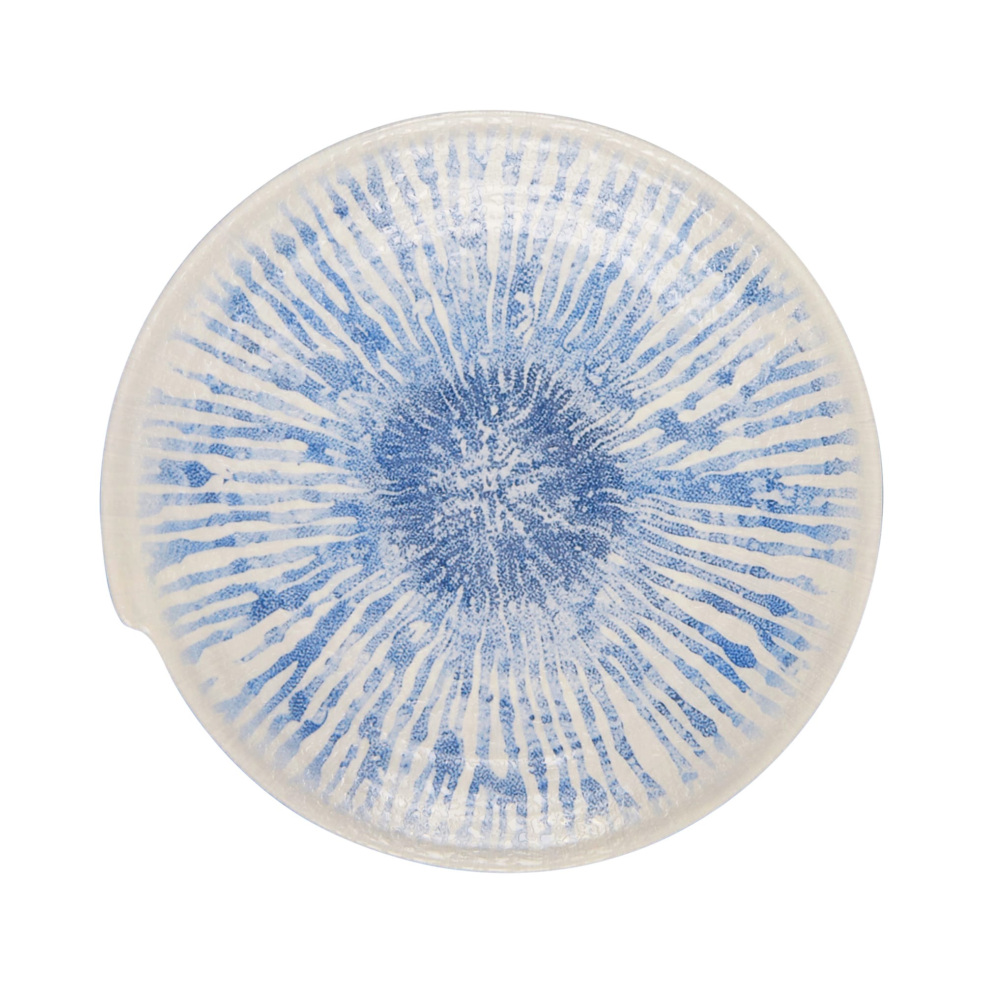 Elite Global Solutions Catalina 8-7/8" Irregular Round Melamine Plate, Light Blue