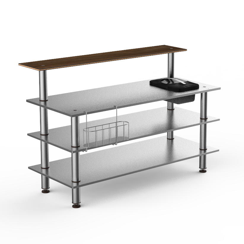 Pro Bar Station L 71.0" W 34.5" Modular