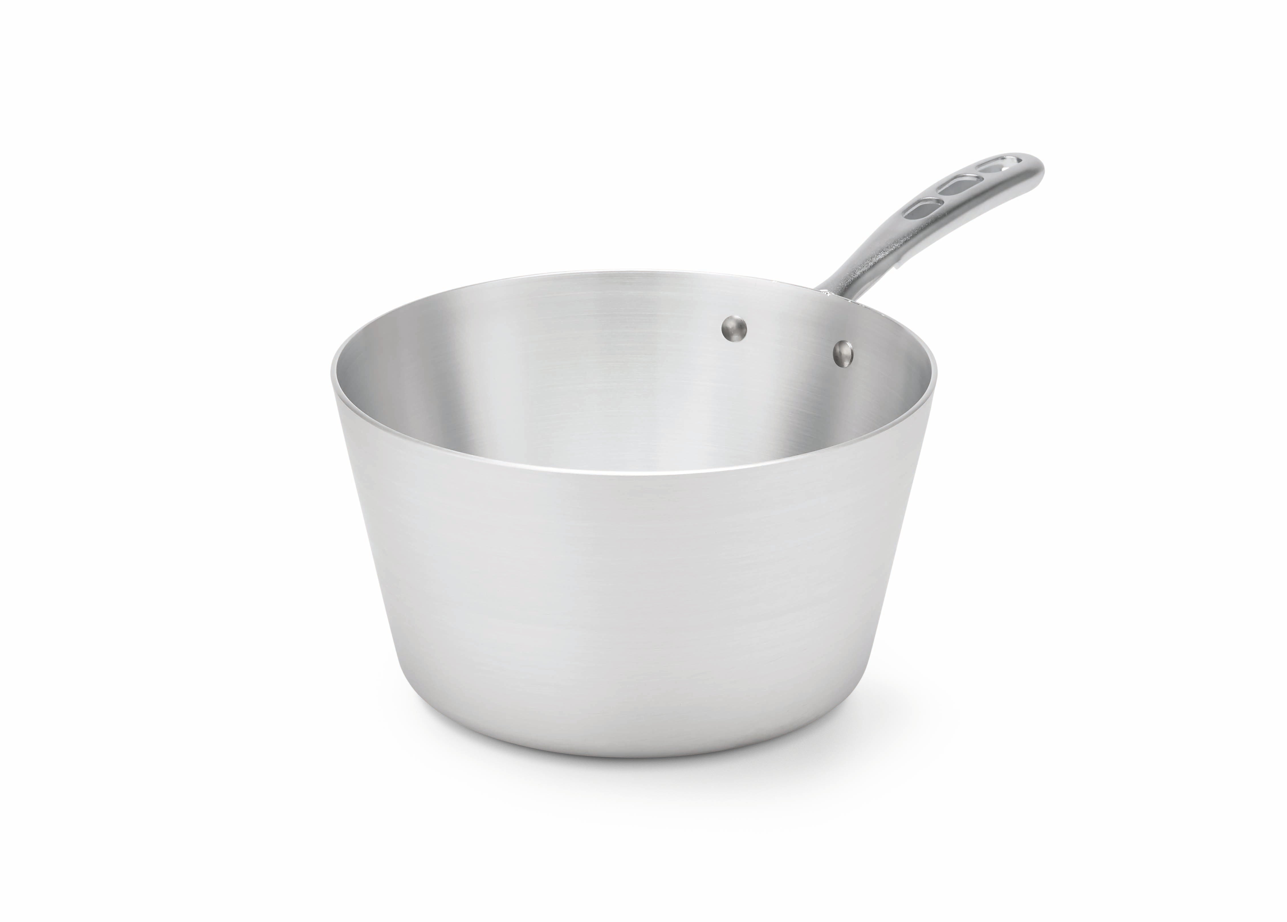 Wear-Ever® Tapered Sauce Pan with Natural Finish - 5 QT 
