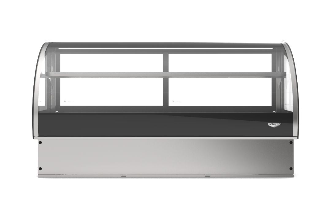 60-Inch-Wide 120-Volt Curved-Glass Drop-In Refrigerated Display Case with Rear Access