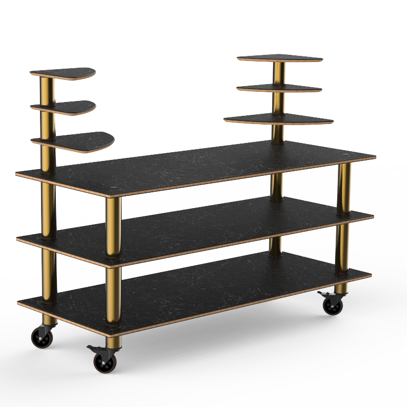 Classic Multi-Shelf Station L 71.0" W 29.5" Modular