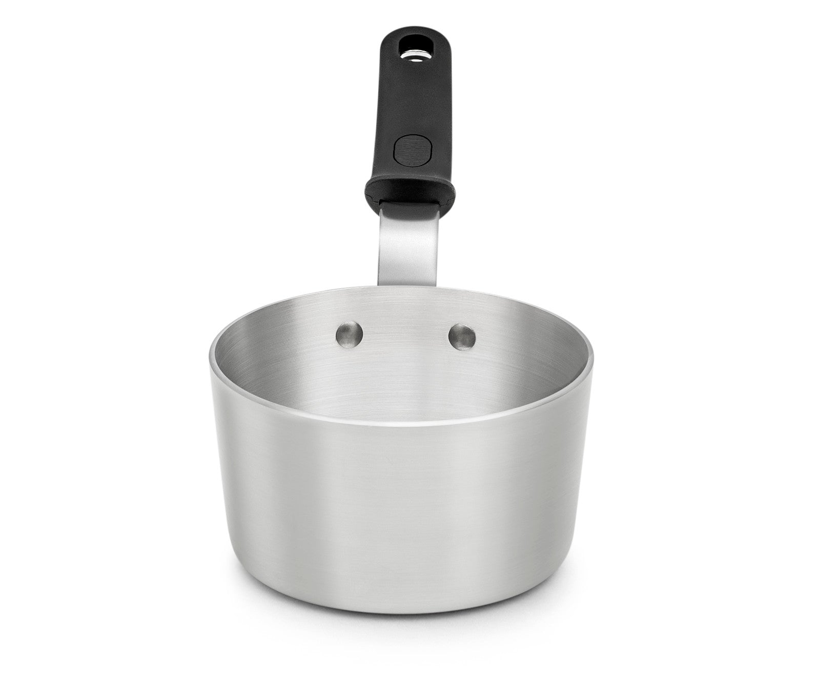 1 ½-Quart Wear-Ever® Tapered Aluminum Saucepan with Natural Finish and Silicone Handle