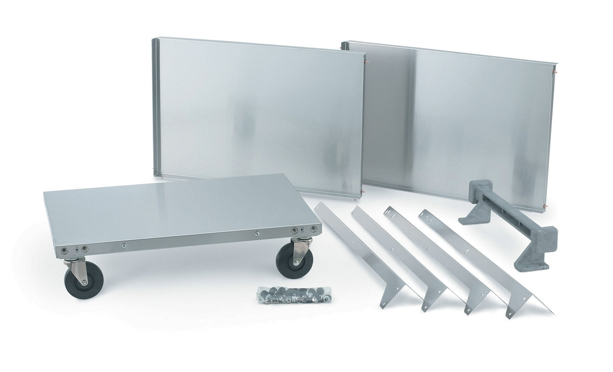 Knocked-Down Stainless Steel Utility Cart