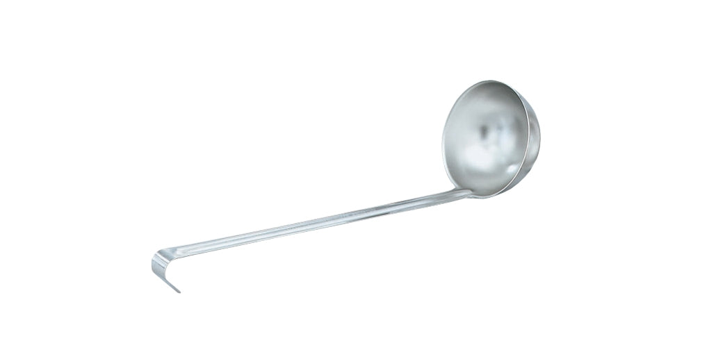 8-ounce one-piece economy stainless steel ladle