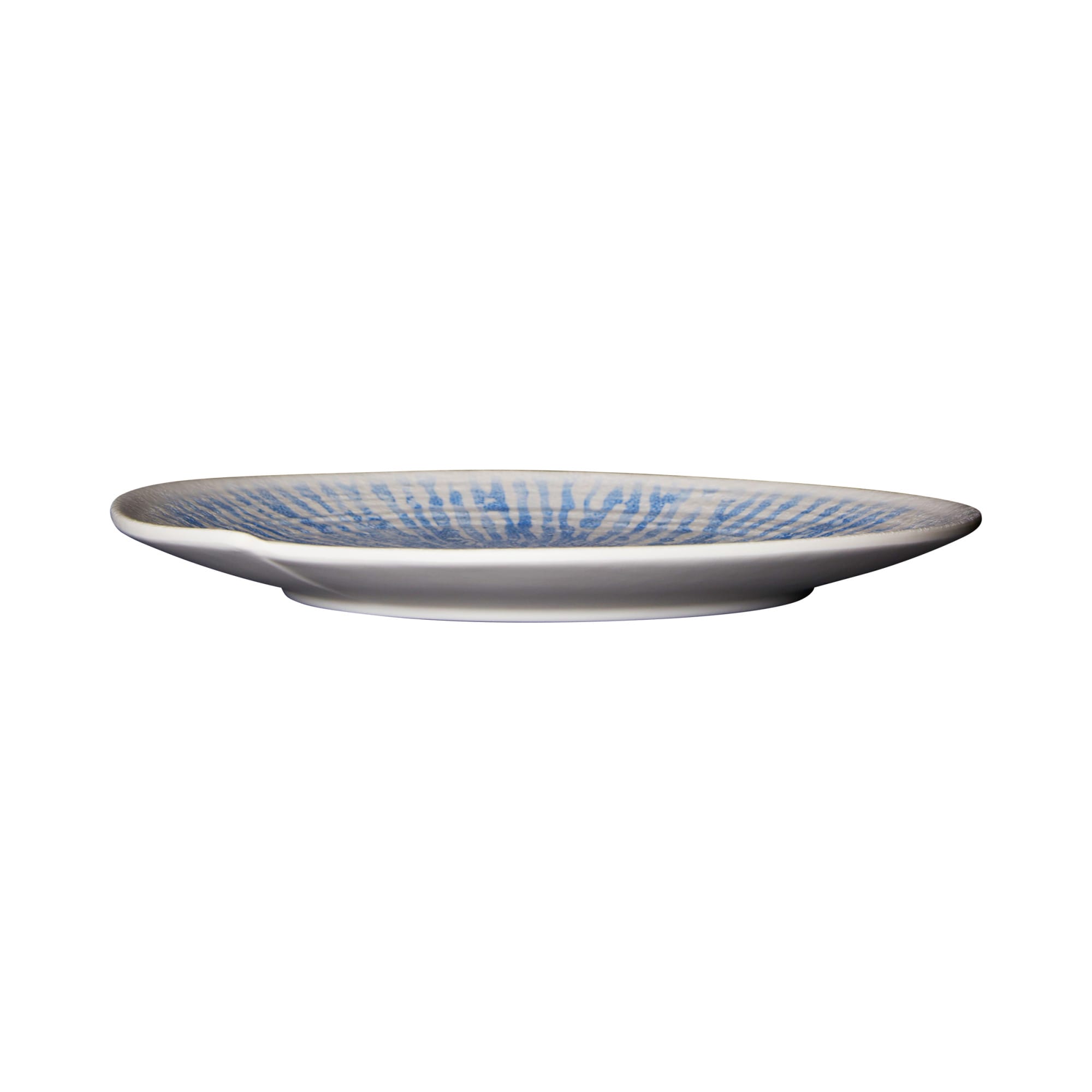 Elite Global Solutions Catalina 10-5/8" Irregular Round Melamine Plate, Light Blue