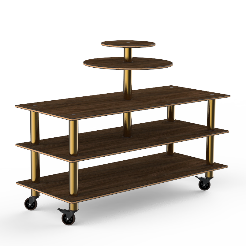 Multi Purpose Display Station L 75.0" W 29.5" Modular