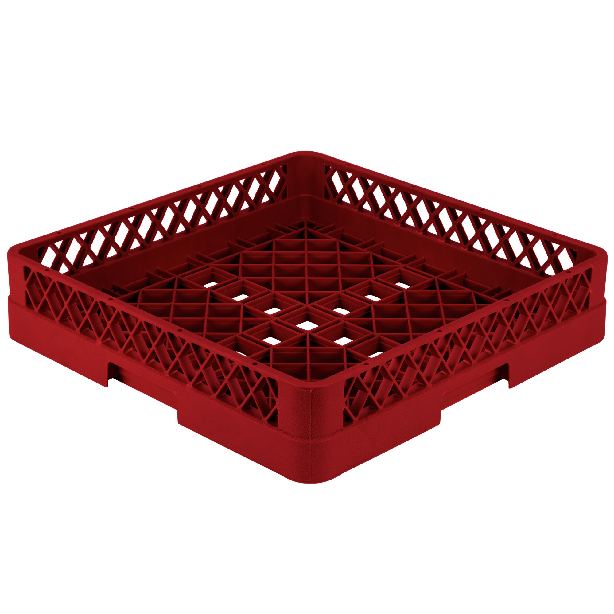 Square Traex® Full-Size Open Rack in Red