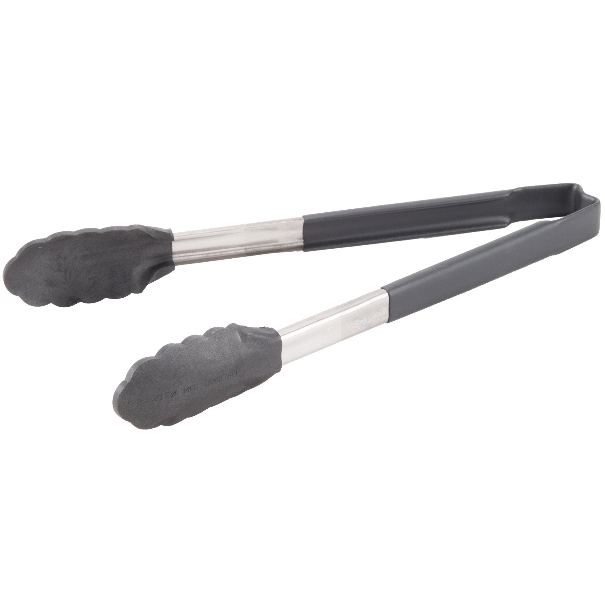 12-inch high-temperature nylon-end one-piece tongs with Kool-Touch® handle