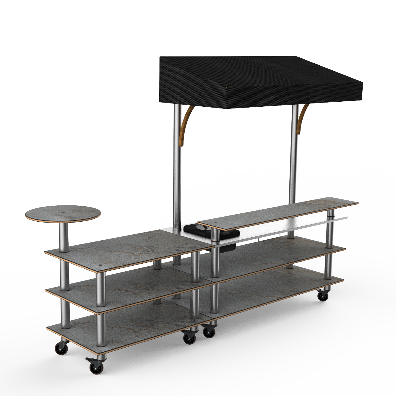 Mixology Bar Station L 125.0" W 41.0" Modular