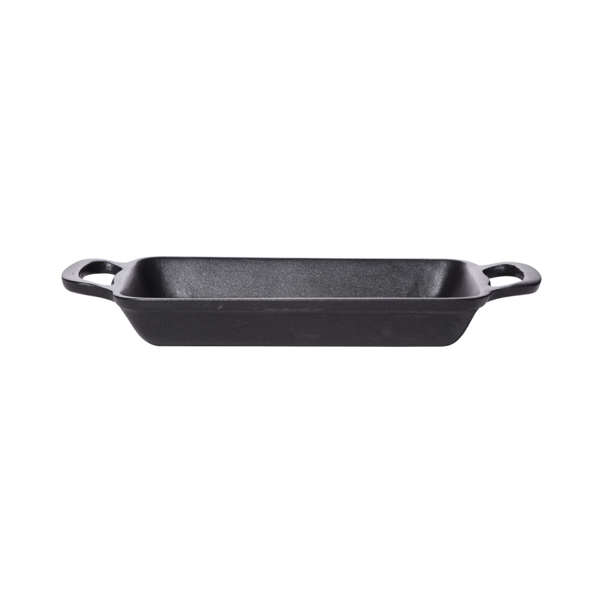 Heiss™ 14 oz. Oval Black Cast Aluminum Server