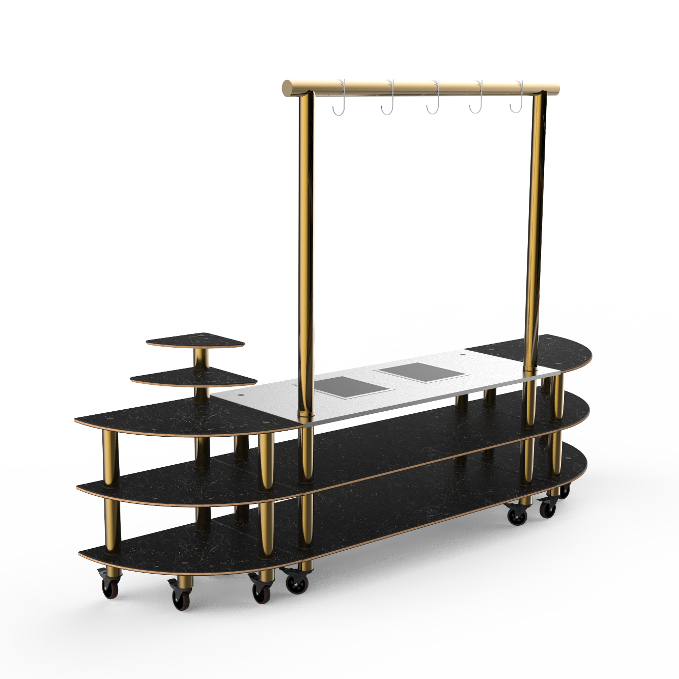 Streamline Arch Induction Station L 130.0" W 29.5" Modular