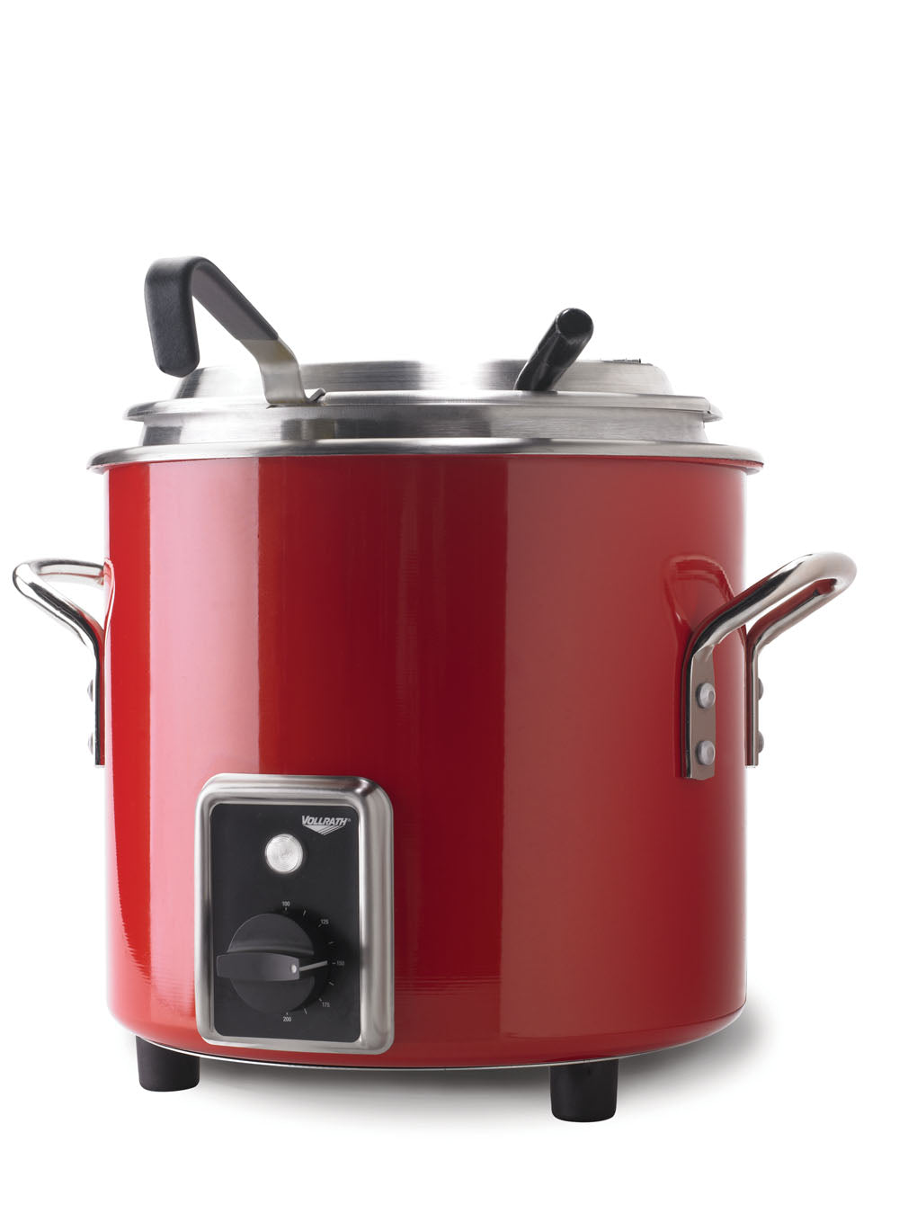 11-quart 120-volt retro stockpot rethermalizer in fire engine red