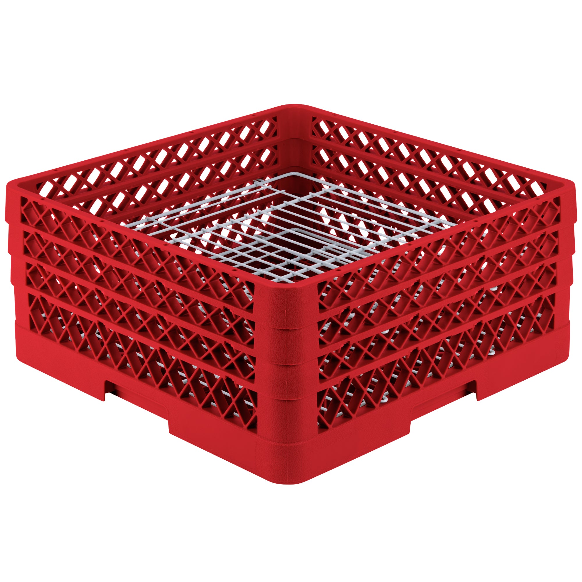 Traex® Plate Crate® Warewashing System with three extenders