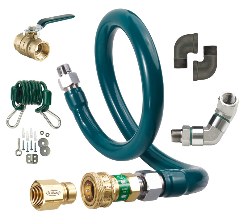 3/4" x 48" Moveable Gas Connection Kit, 180,000 BTU/hr