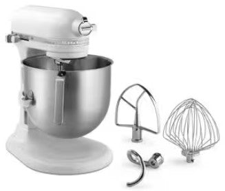 KitchenAid® 8-Quart Commercial Stand Mixer with Bowl Lift - White