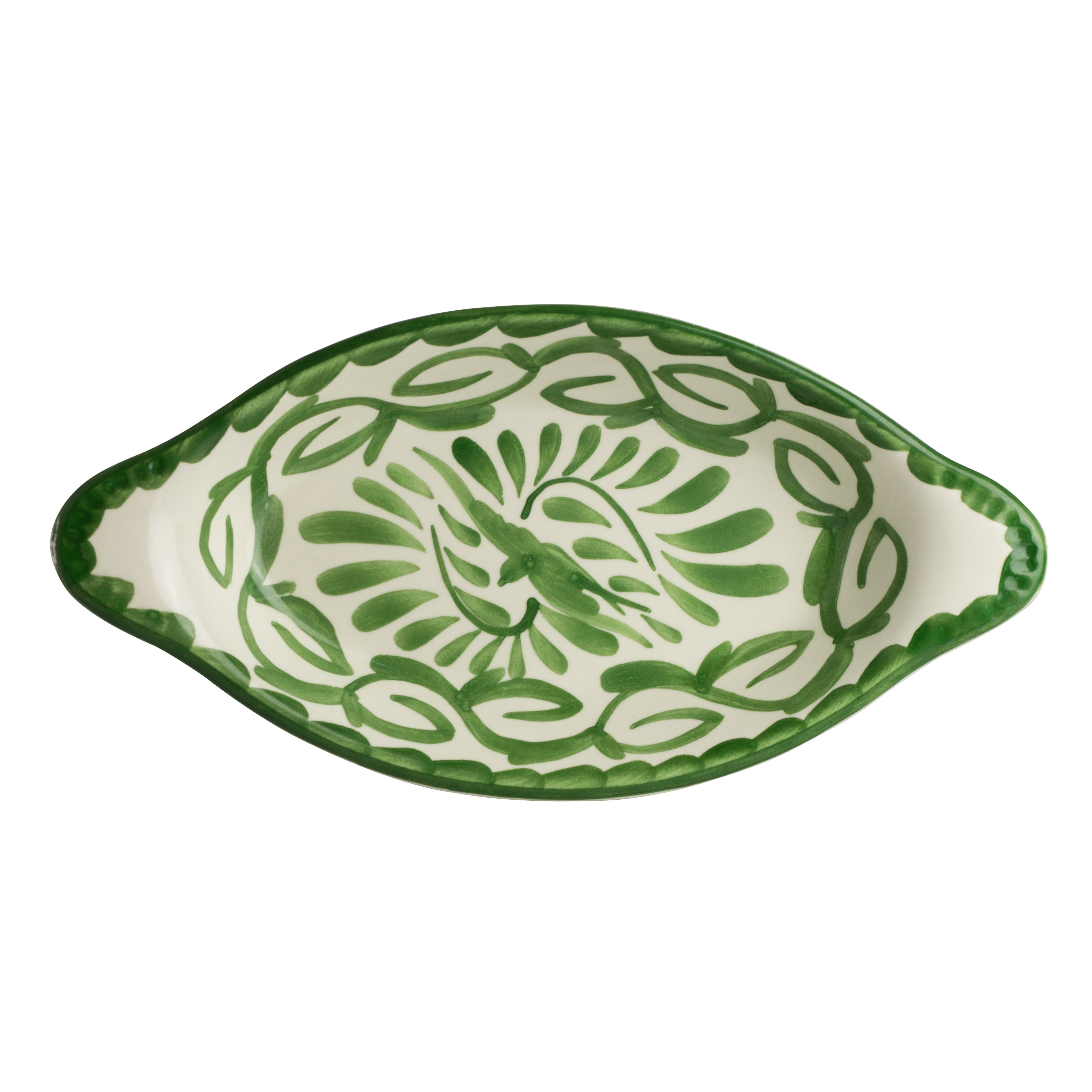 Oval Rarebit 10.0" Dia. W 5.0" (12.0 Oz) Puebla Palm