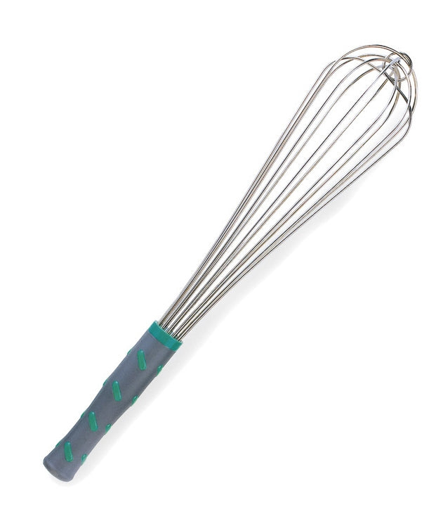 16-inch stainless steel French whip with nylon handle