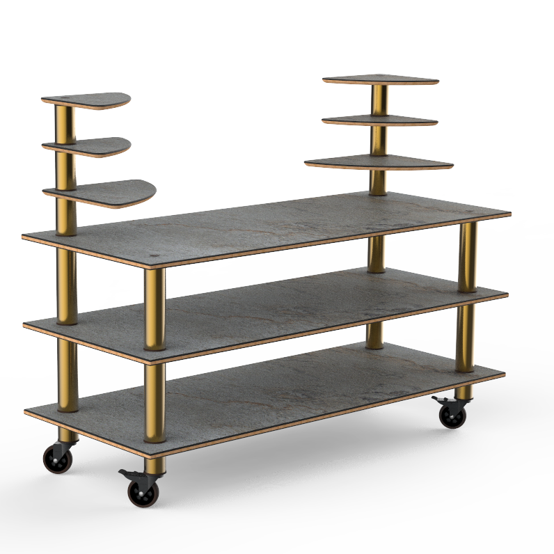 Classic Multi Shelf Station L 71.0" W 29.5" Modular