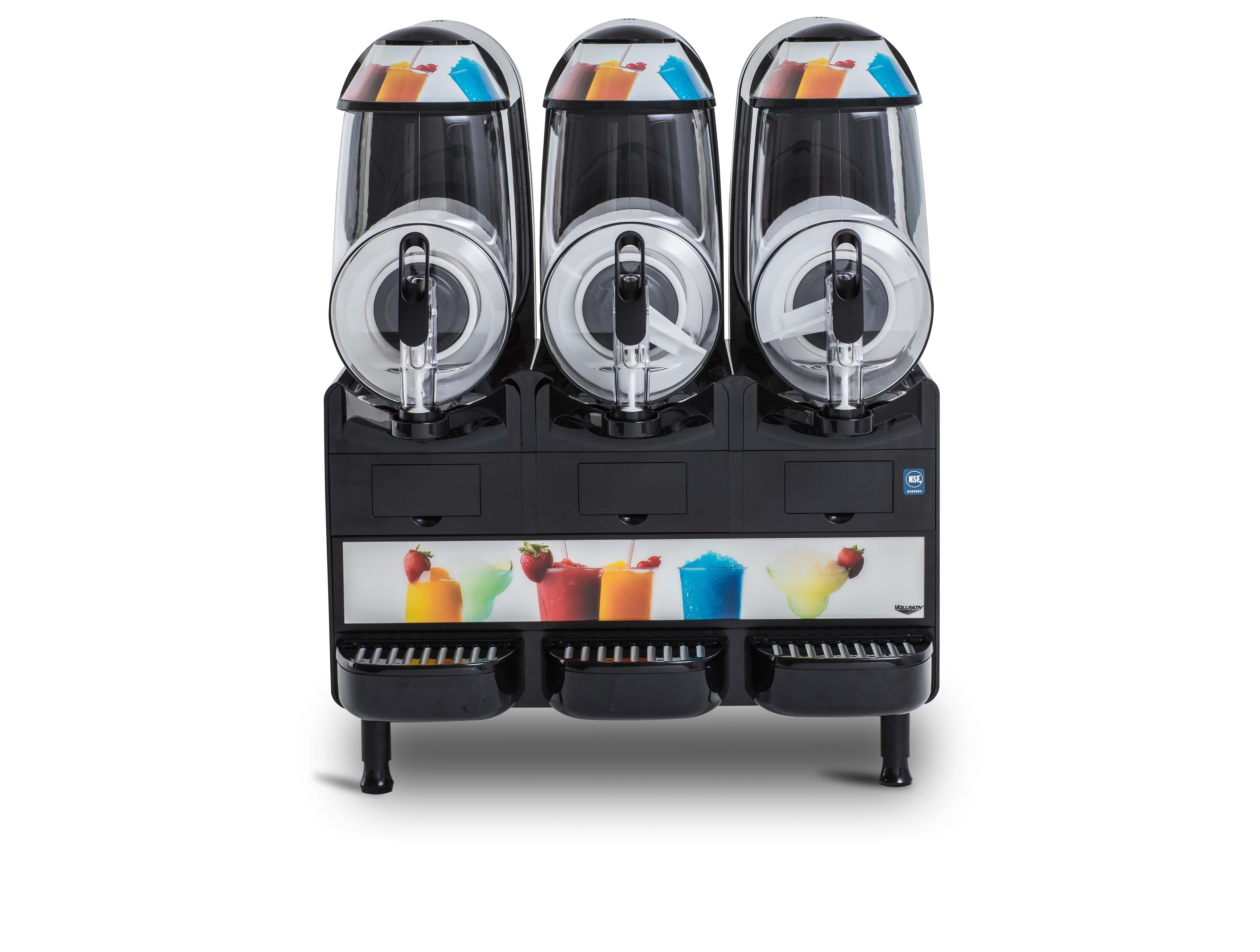 7.8-Gallon Triple-Bowl Frozen-Beverage Machine, 120V