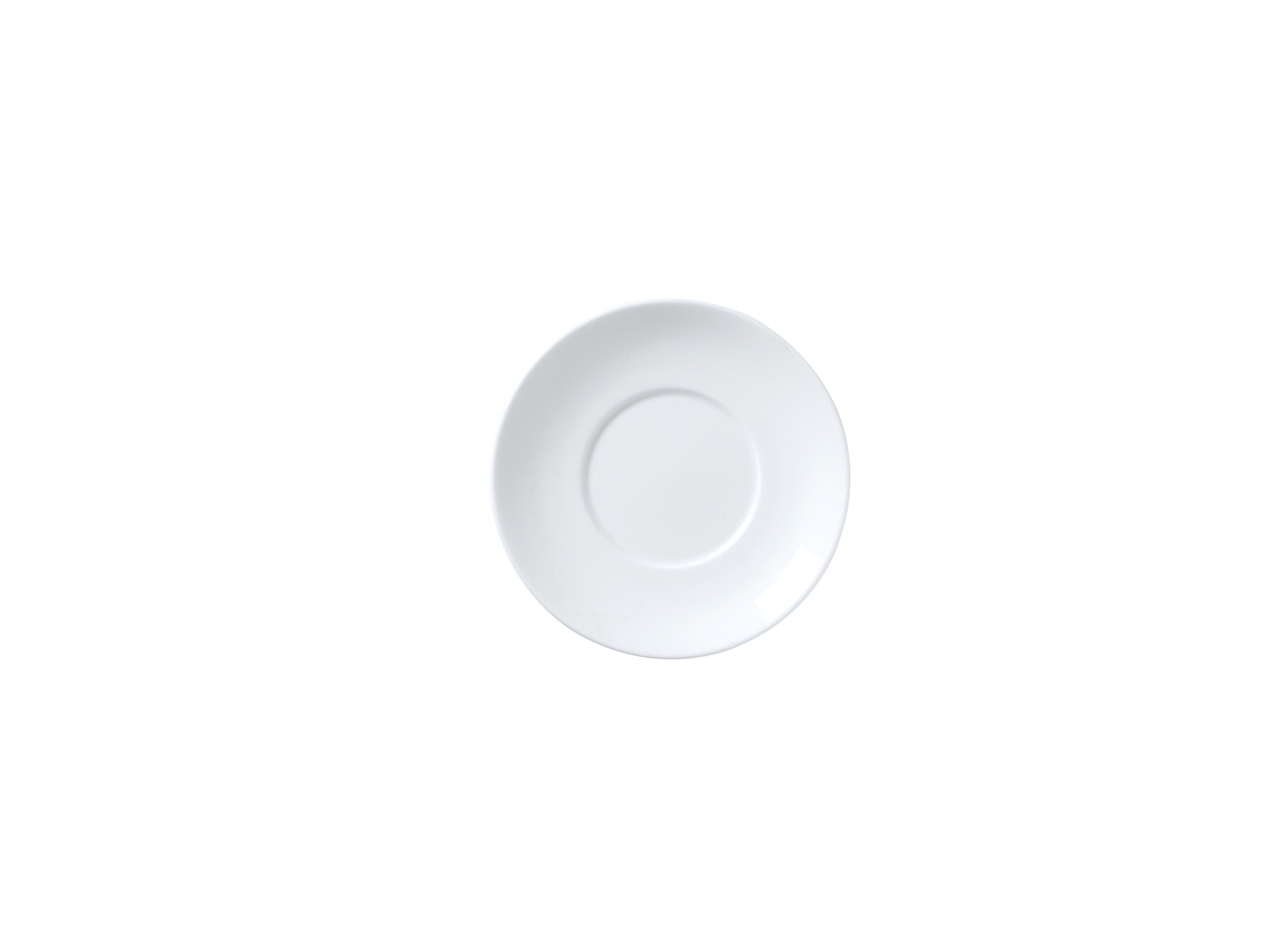 Espresso Saucer 4.75" Dia. Coupe Whites
