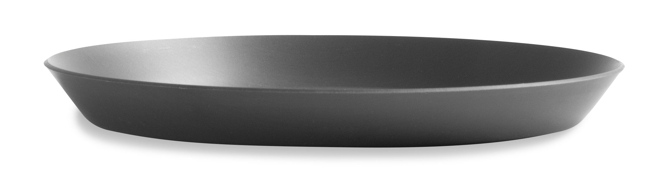 8" Solid Press Cut Pizza Pan with Hard Coat Anodized Finish