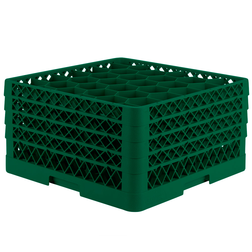 Traex® Full-Size Rack Max® Compartment Racks with four extenders in Green
