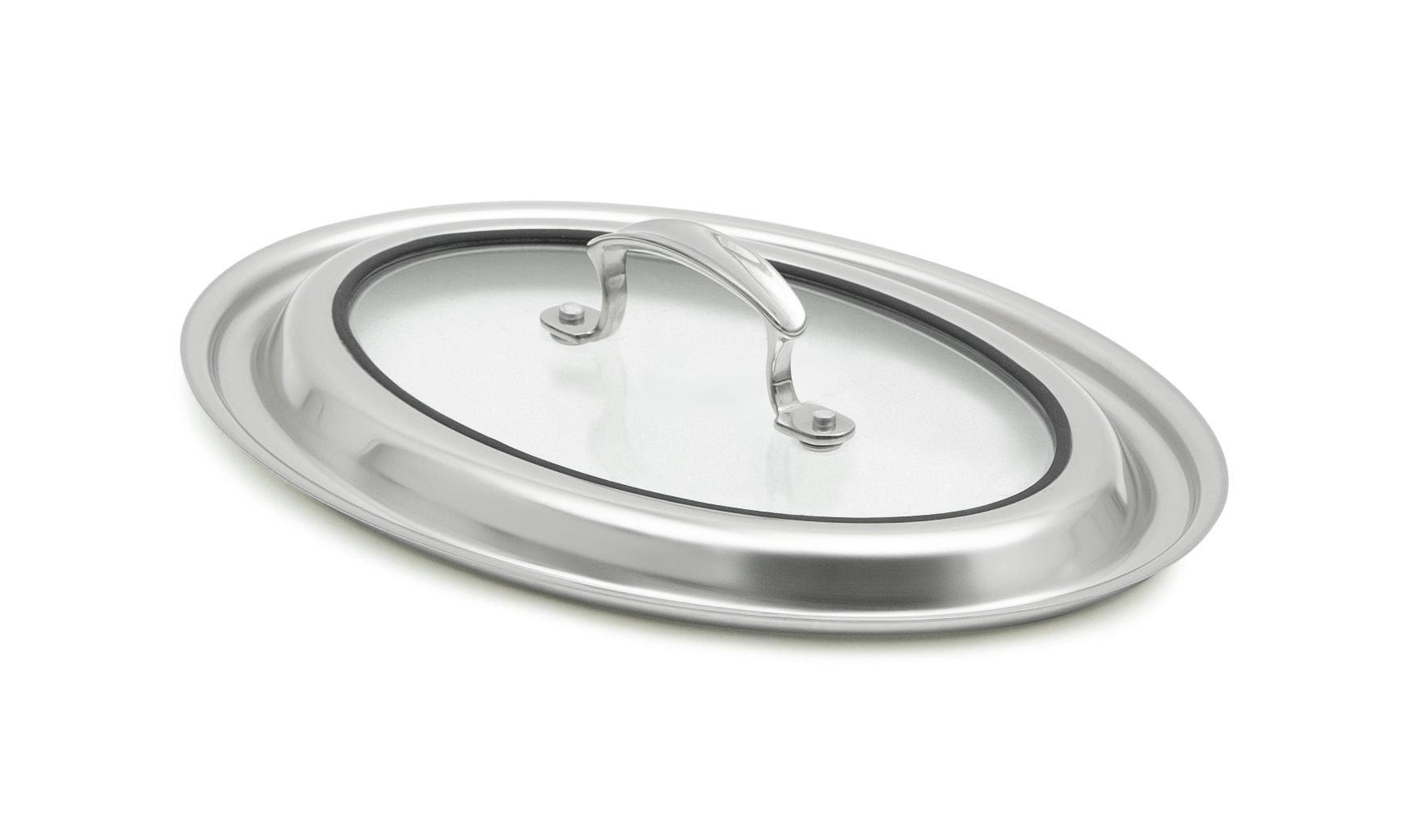 Miramar® Glass Lid For 12" Oval Au Gratin Food Pan