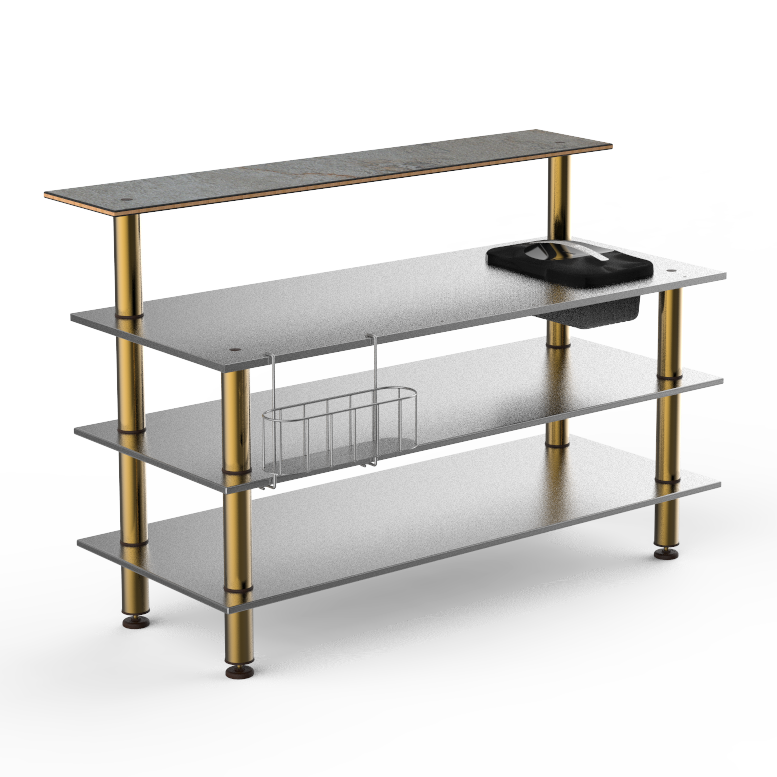 Pro Bar Station L 71.0" W 34.5" Modular