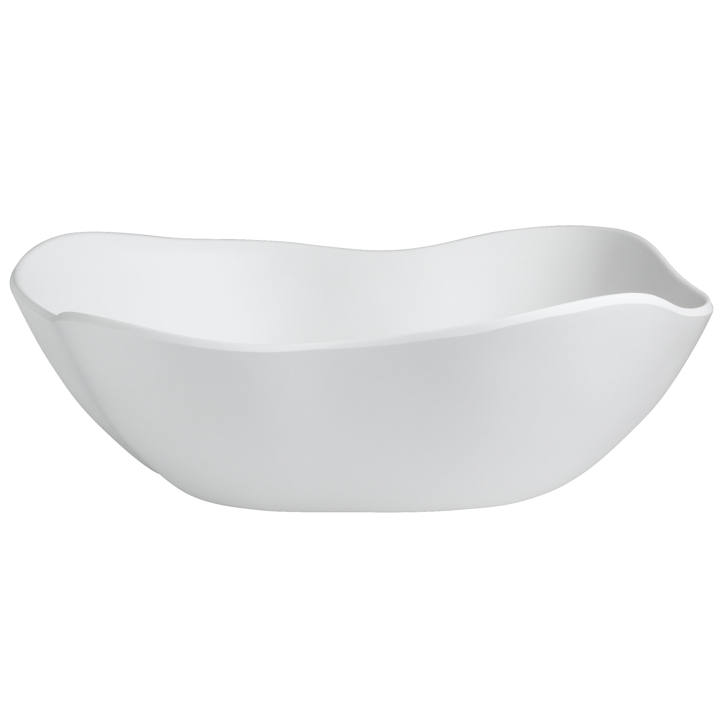 Salad Bowl L 18.0" W 14.0" (3.0 Gal) Marisol White