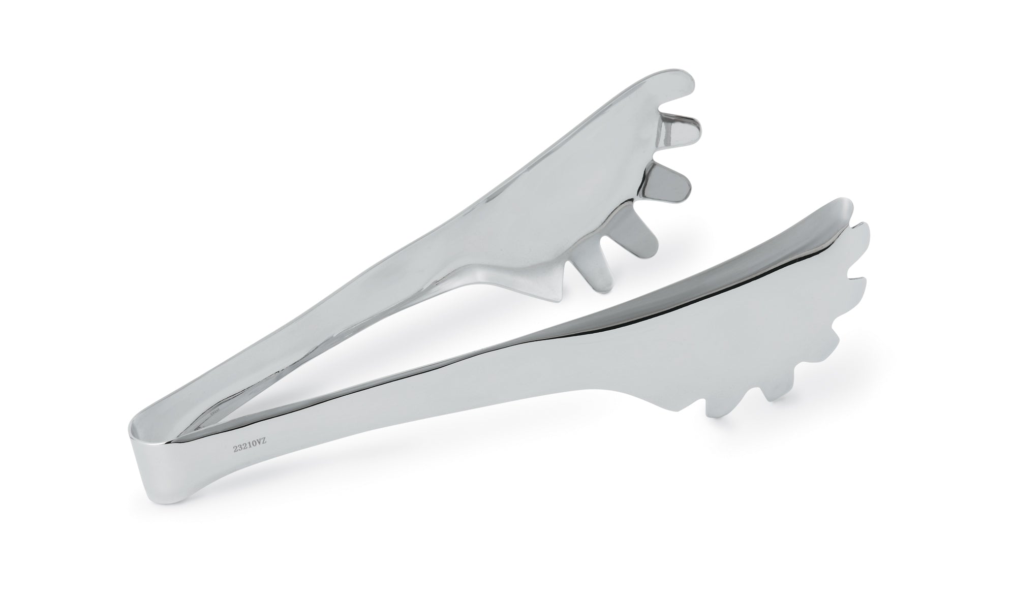 8 ¼-inch-long stainless steel serving tongs