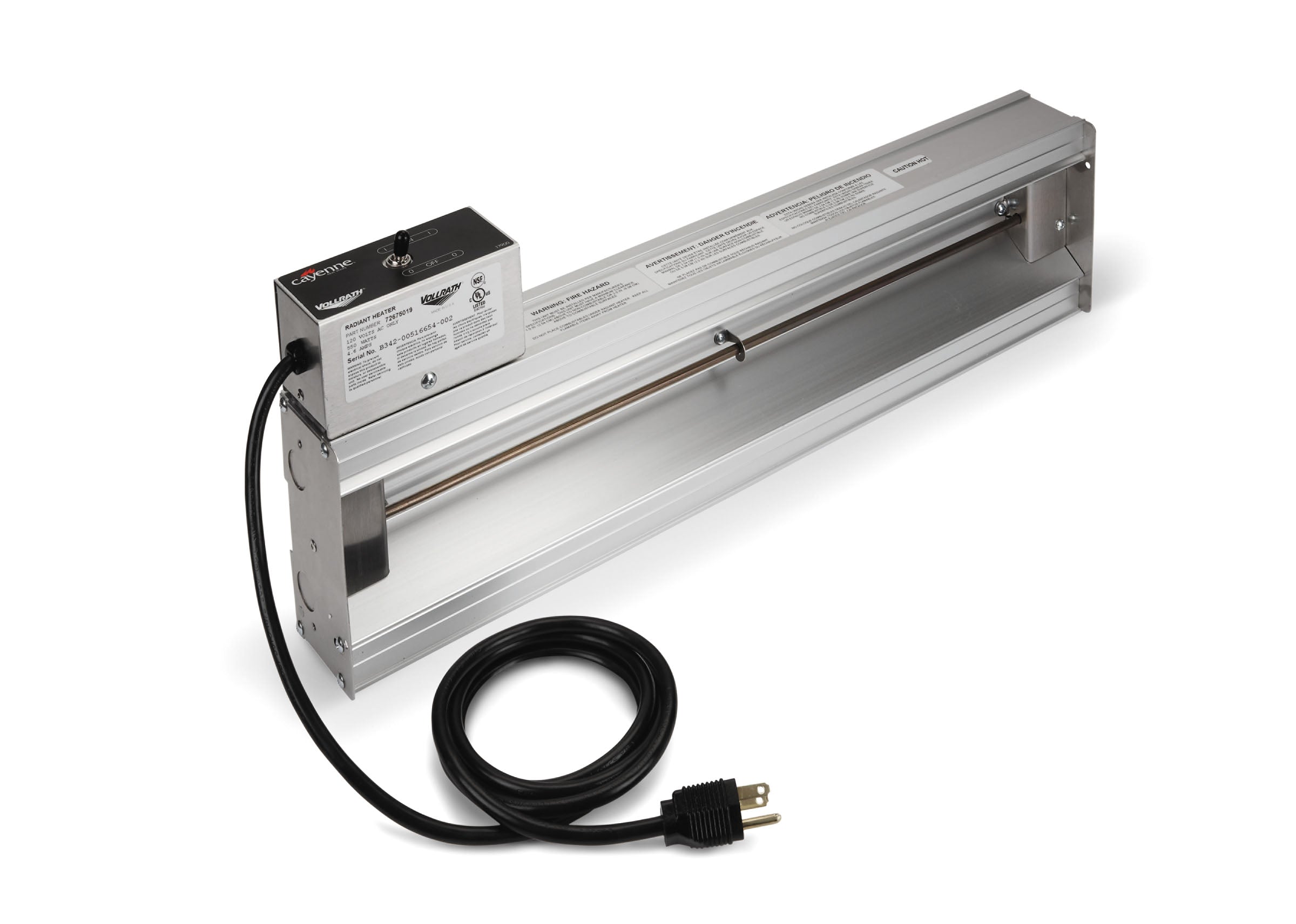 60" Cayenne® Cord and Plug Heat Strip