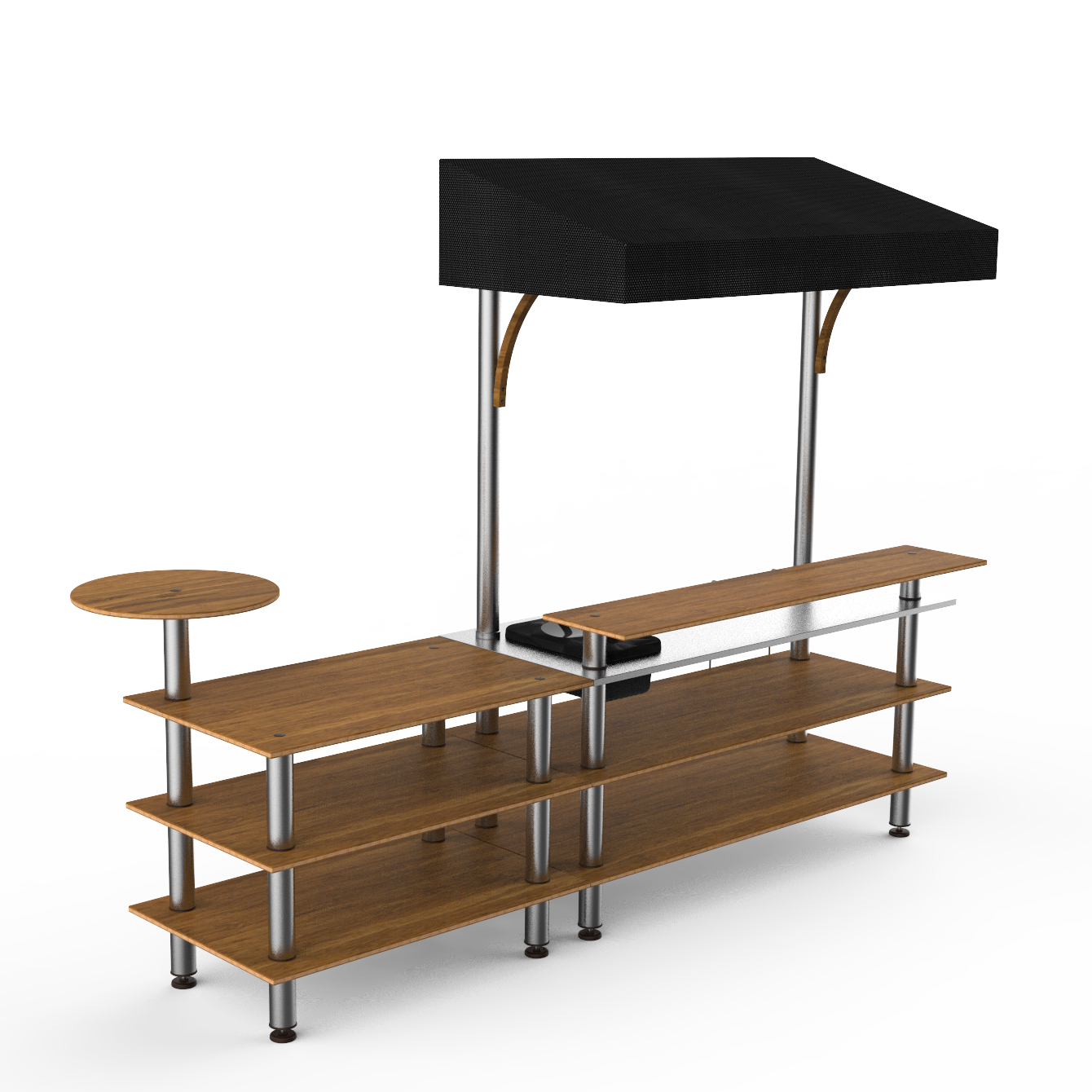 Mixology Bar Station L 125.0" W 41.0" Modular