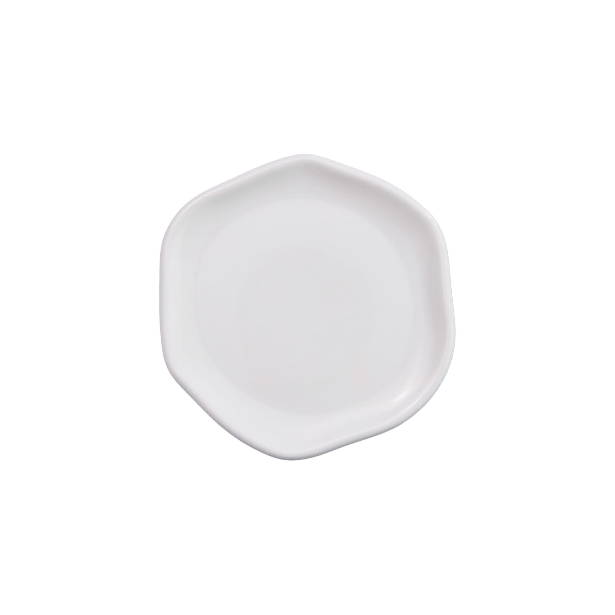 Ancestral Hexagonal Dinner Plate, 8.5"