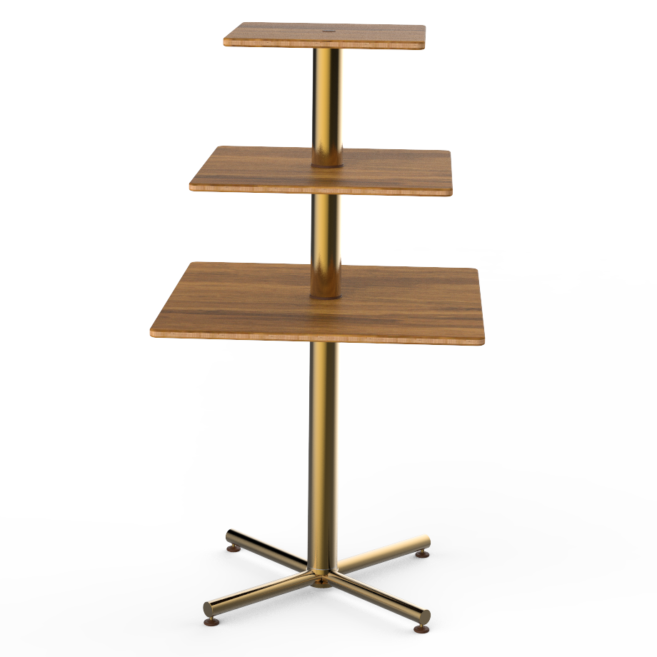 Square Display Table L 30.0" W 30.0" Polo