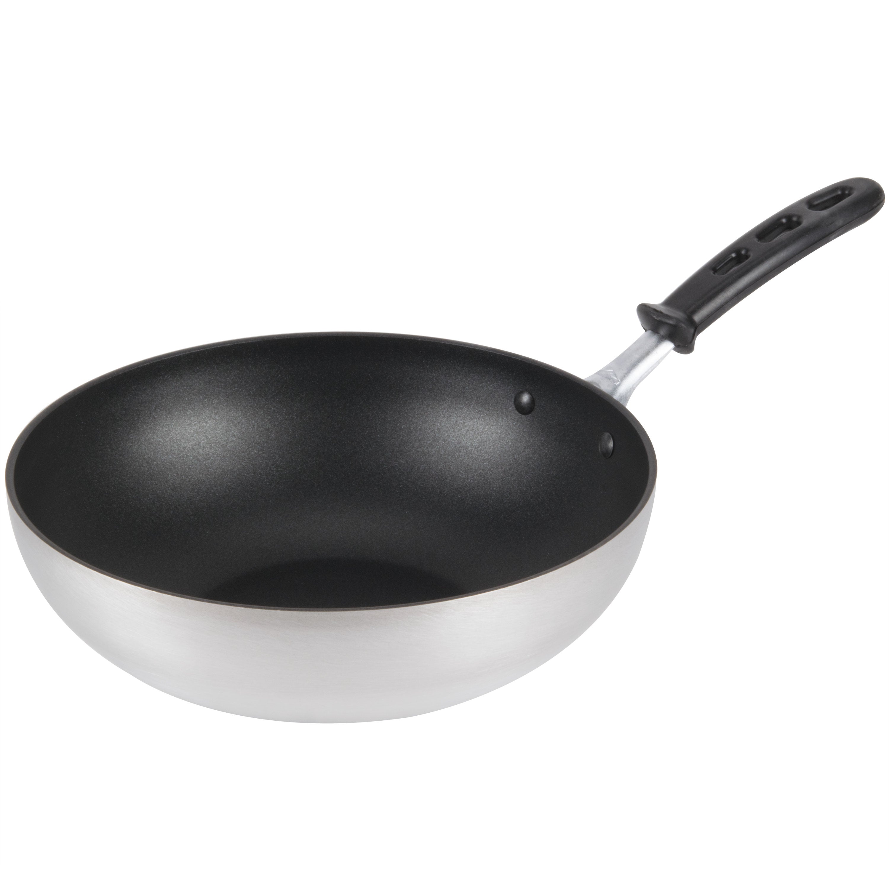 11-inch aluminum stir-fry pan with SteelCoat x3™ nonstick coating and TriVent silicone handle