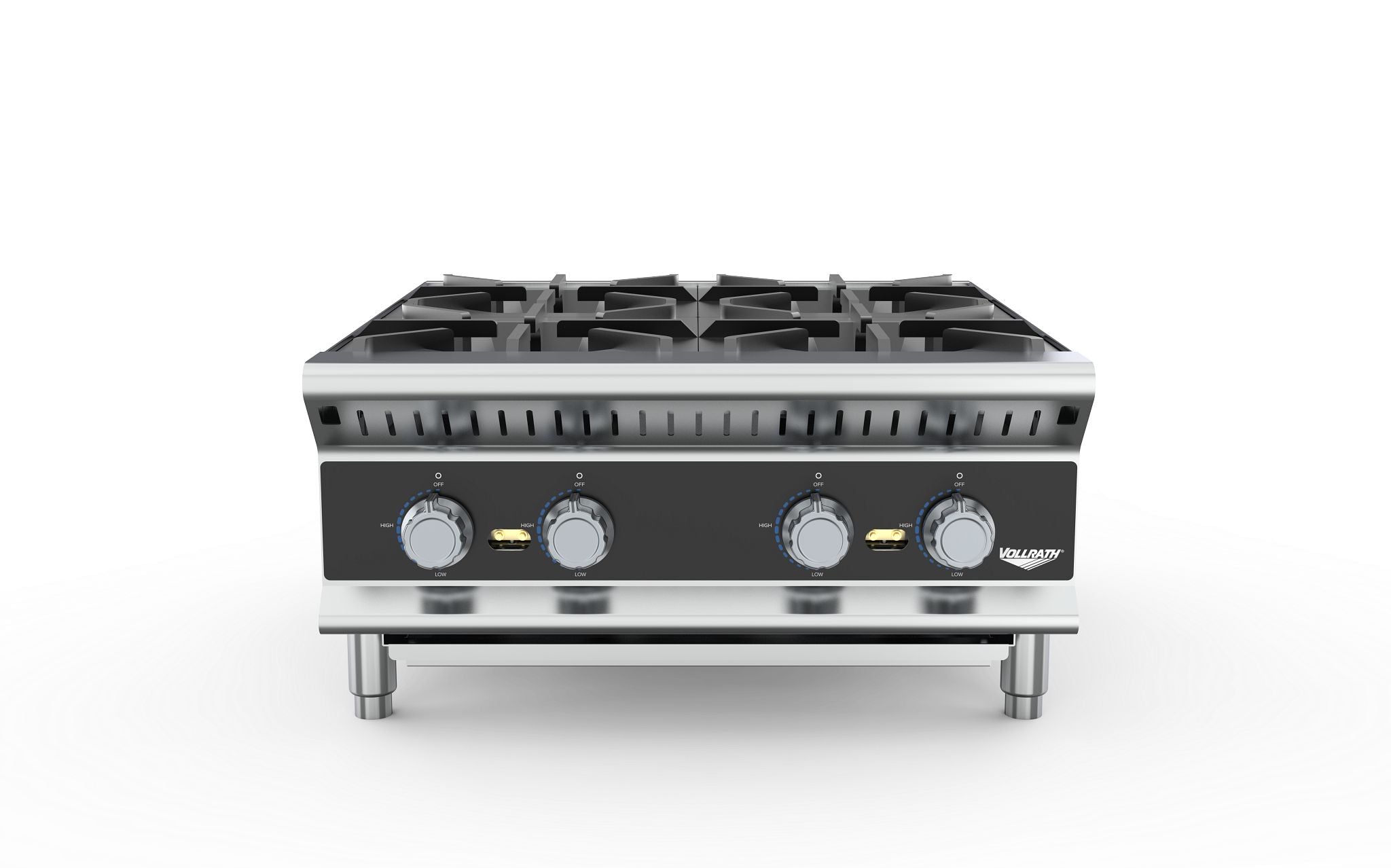 24-Inch 4-Burner Countertop Gas Hot Plate