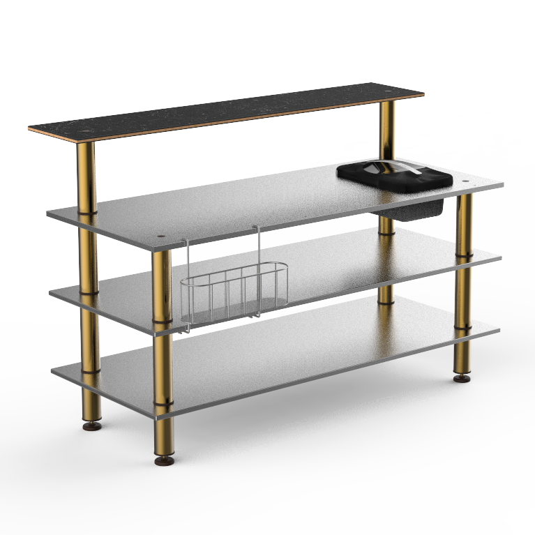 Pro Bar Station L 71.0" W 34.5" Modular