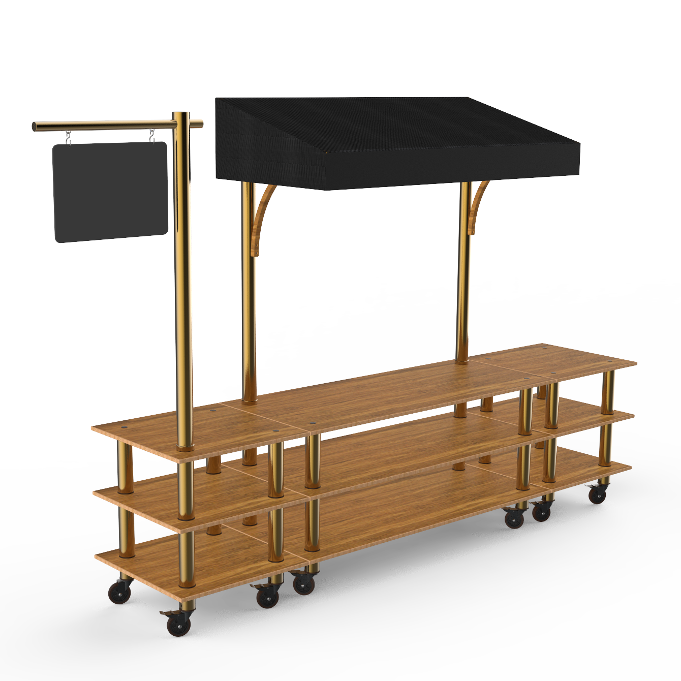 Bazaar Action Station L 130.0" W 33.0" Modular