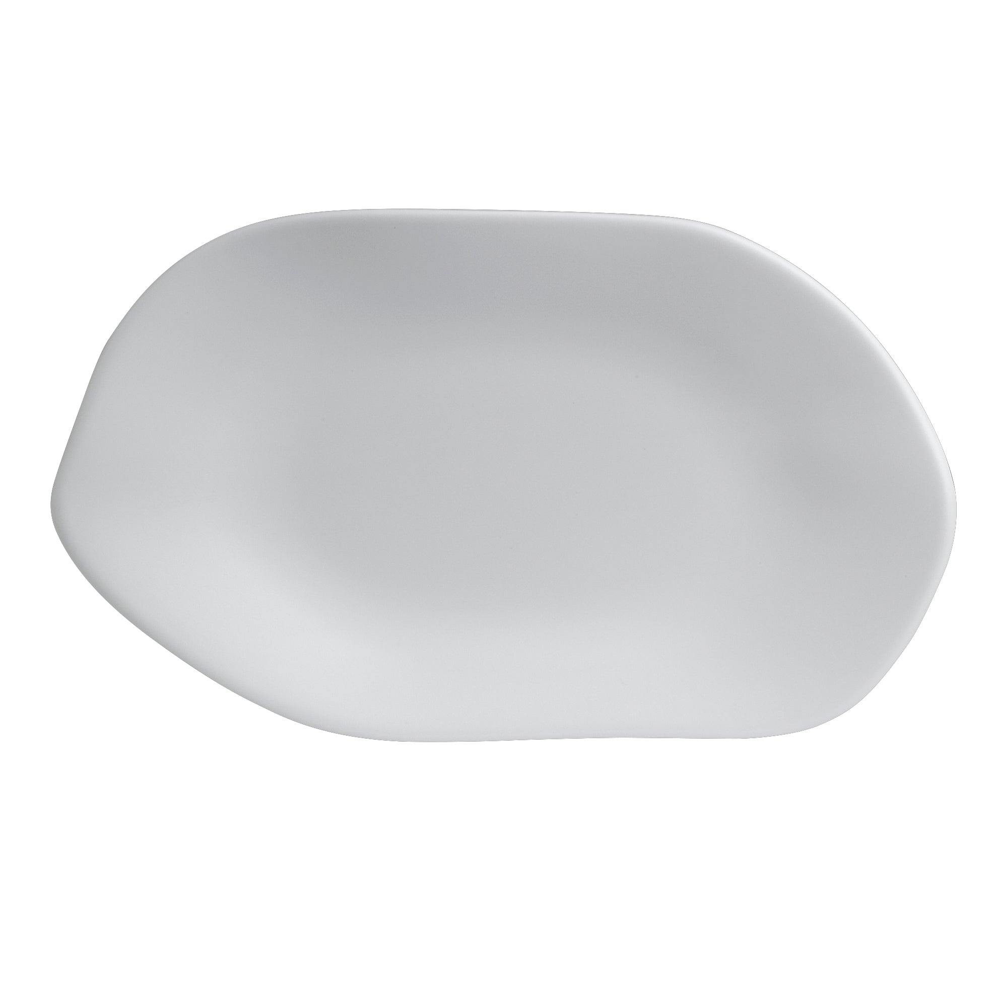 Oval Platter L 12.0" W 7.125" Marisol White