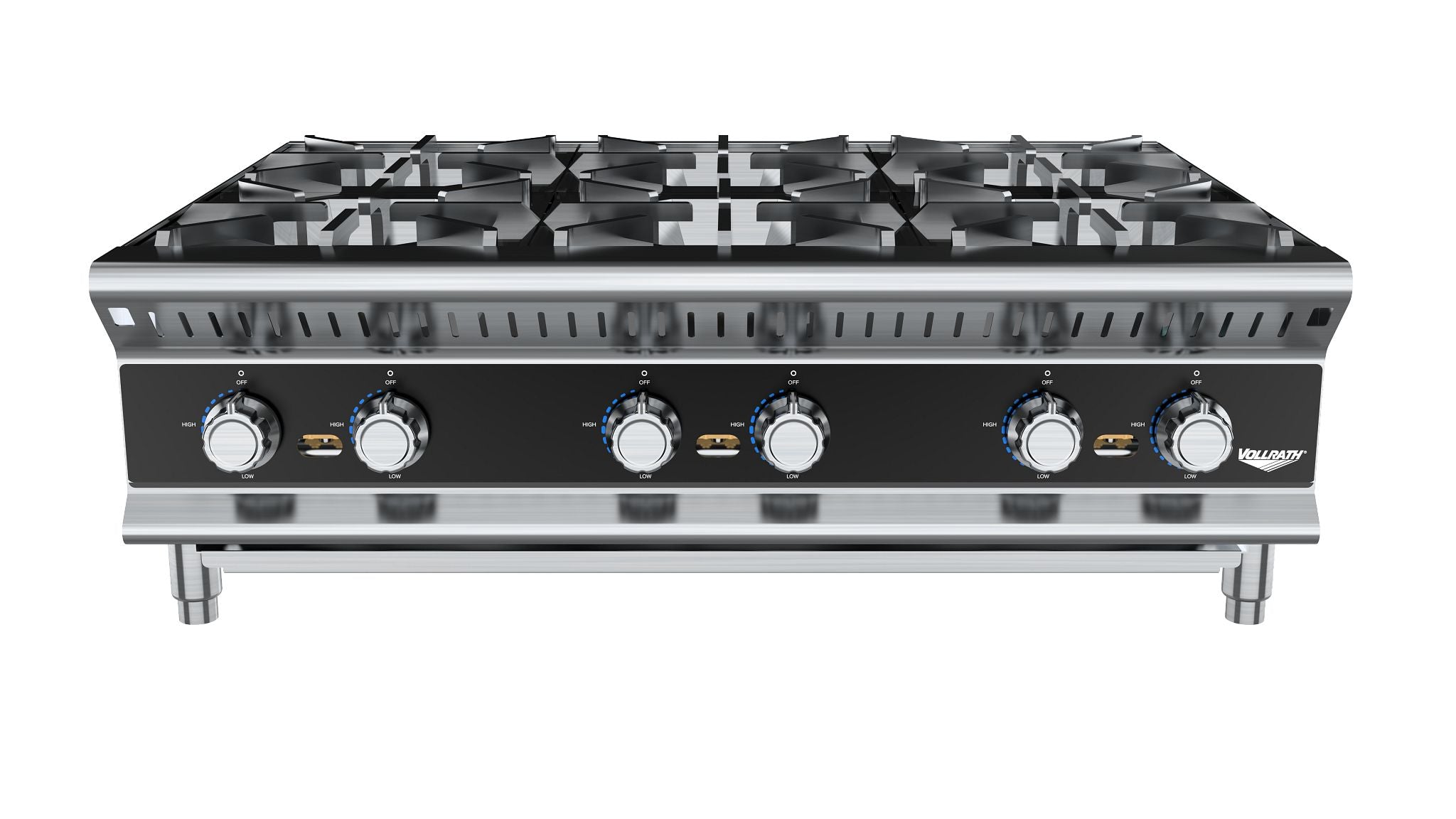 36-Inch 6-Burner Countertop Gas Hot Plate
