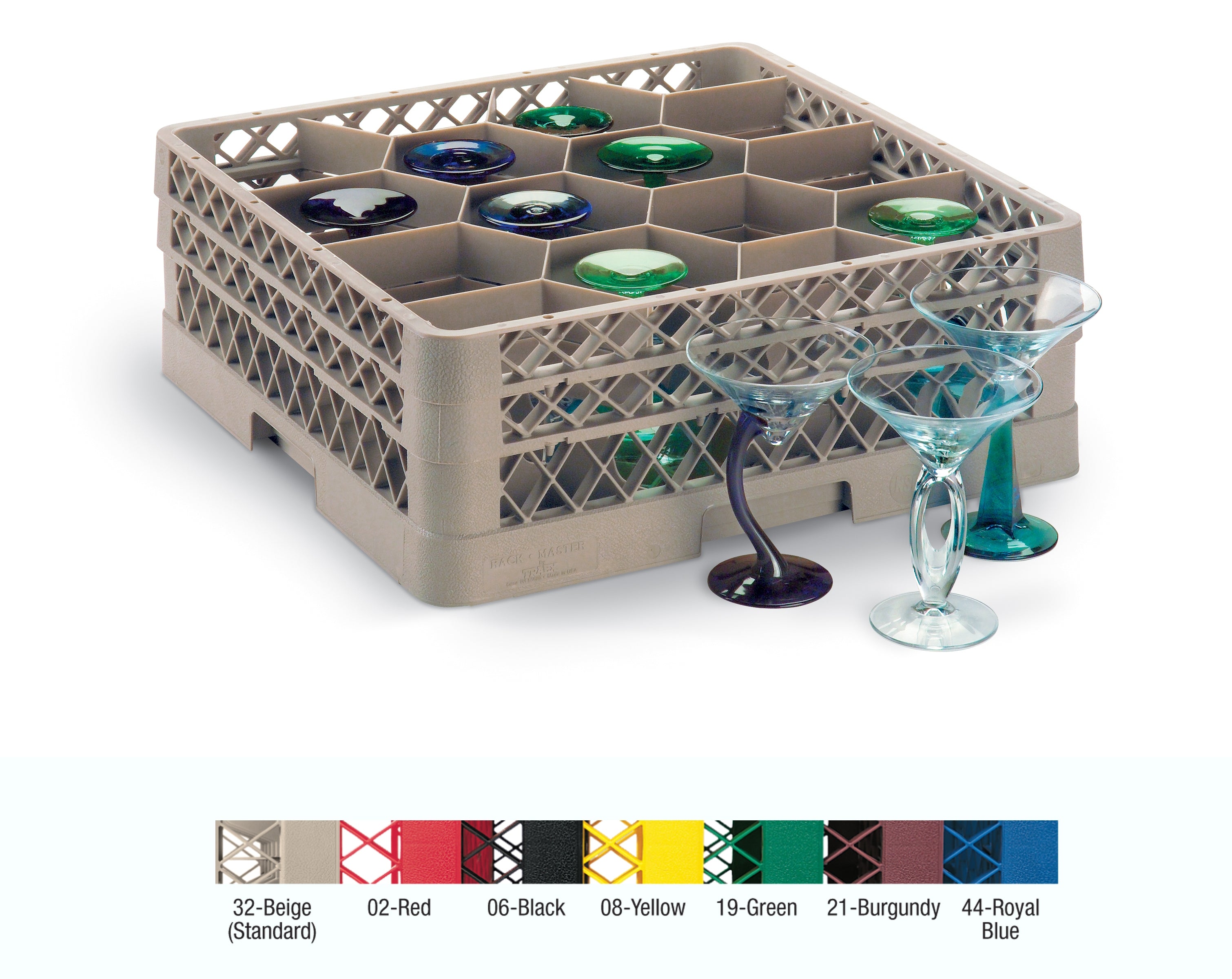 Traex® Full-Size Rack Max® Compartment Racks with five extenders