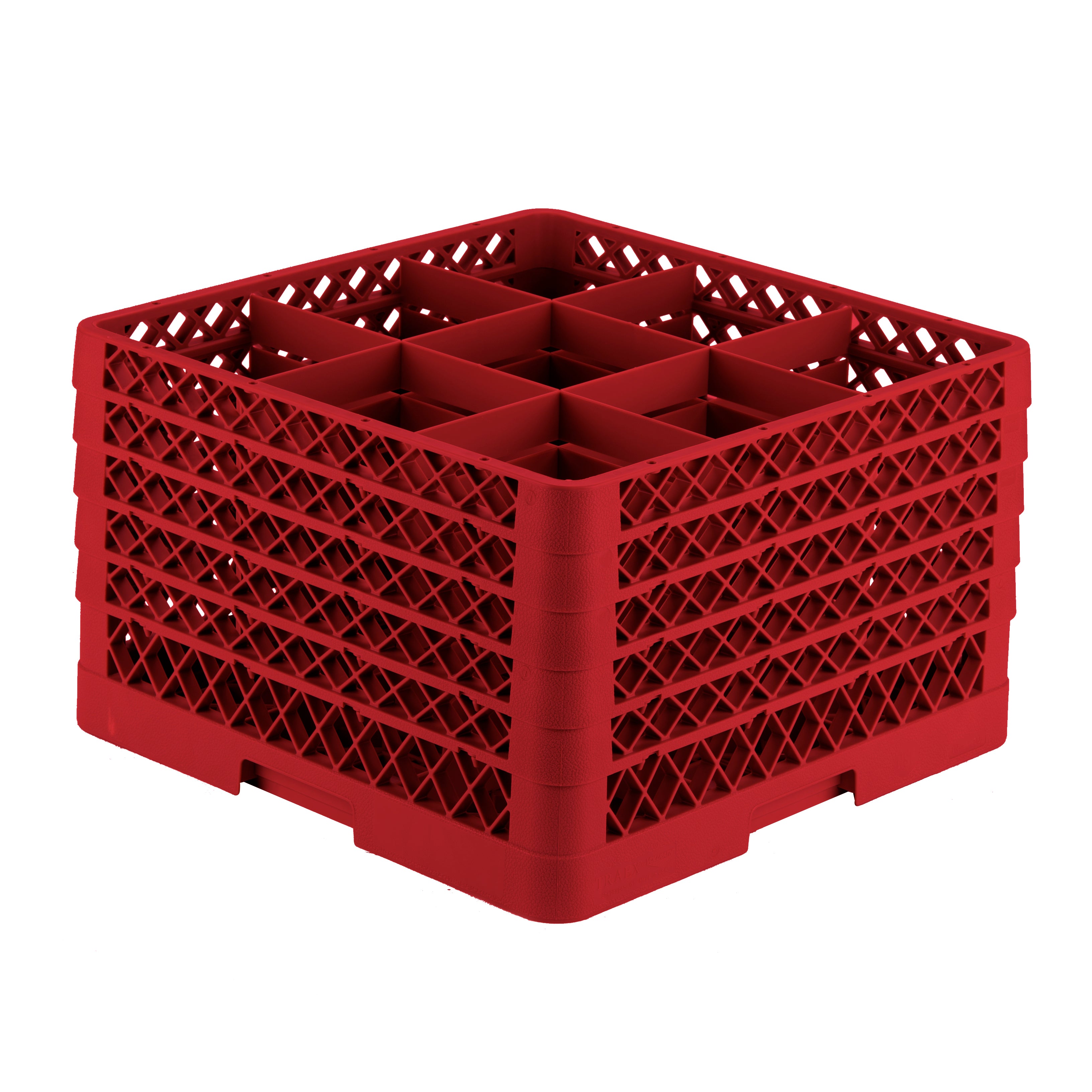 9-Compartment Square Traex® Full Size Compartment Racks