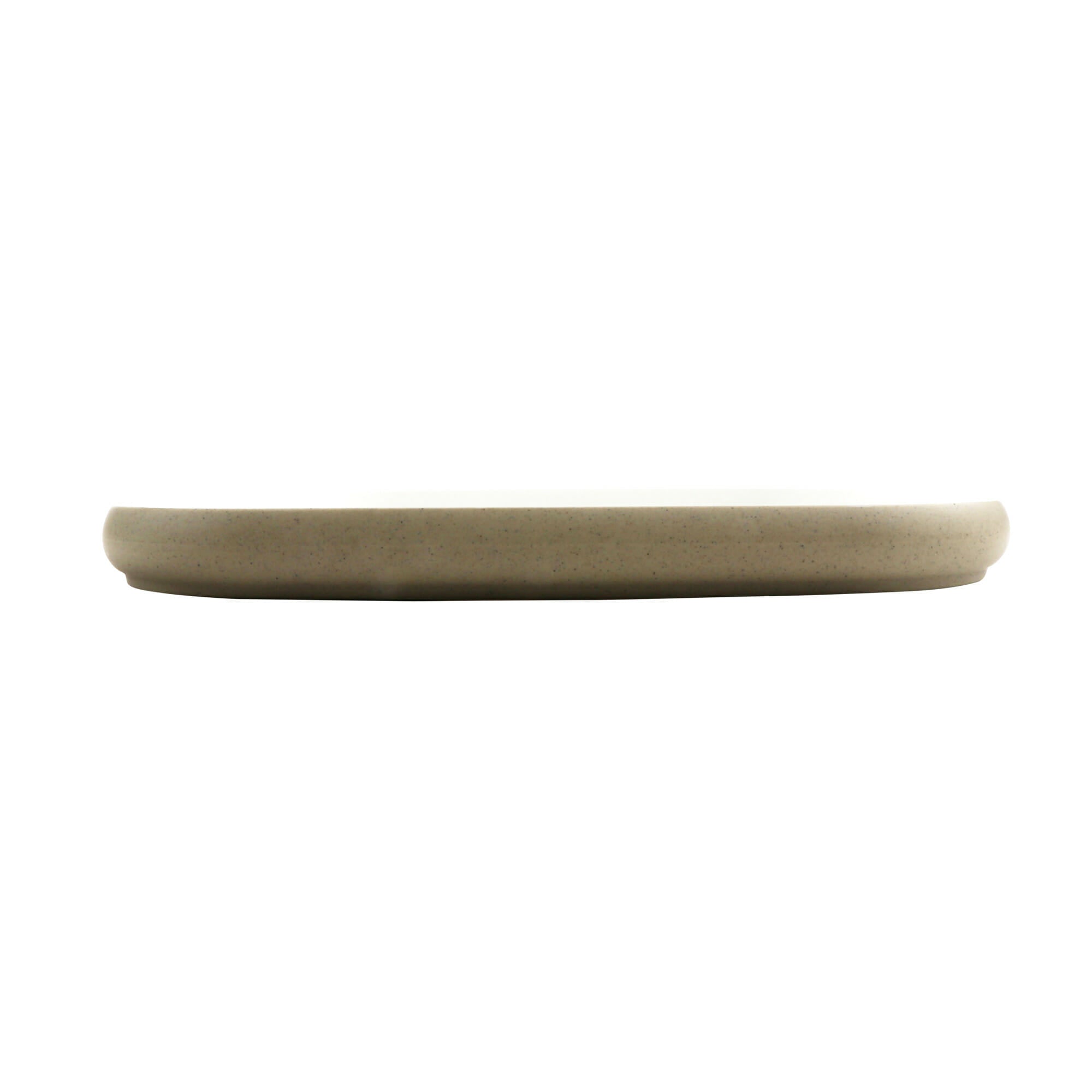 Cheforward Hatch 12" Square Melamine Plate, Touch of Honey/Sandstone
