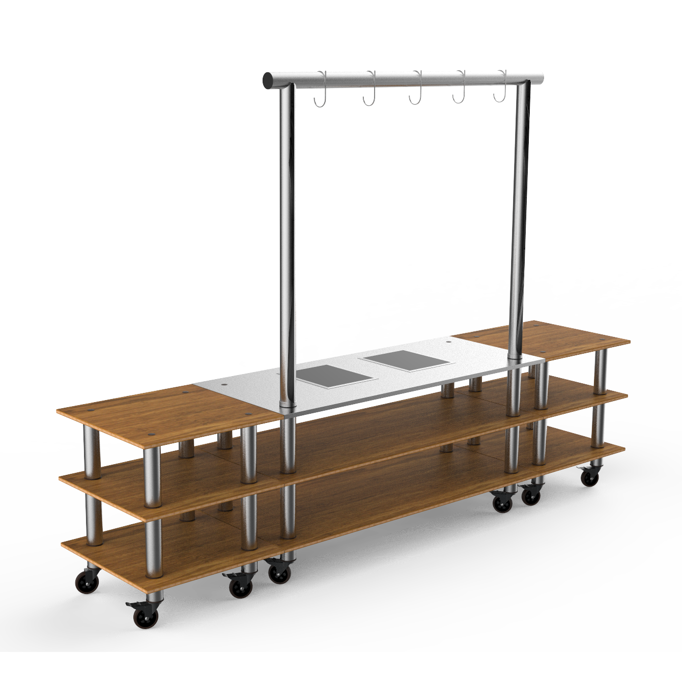 Large Arch Induction Station L 130.0" W 29.5" Modular