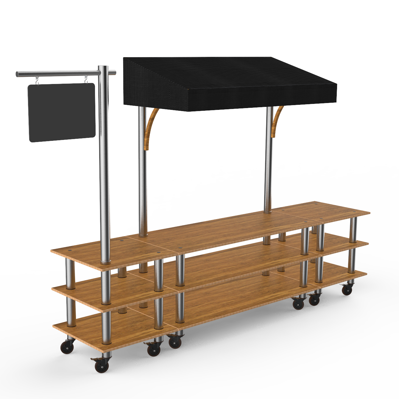 Bazaar Action Station L 130.0" W 33.0" Modular