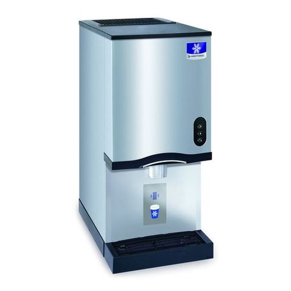16.25" Nugget Ice & Water Dispenser Touchless - 315 lb/24 hr, 10 lb Bin, Air Cooled, 1/3 HP, Solid Front