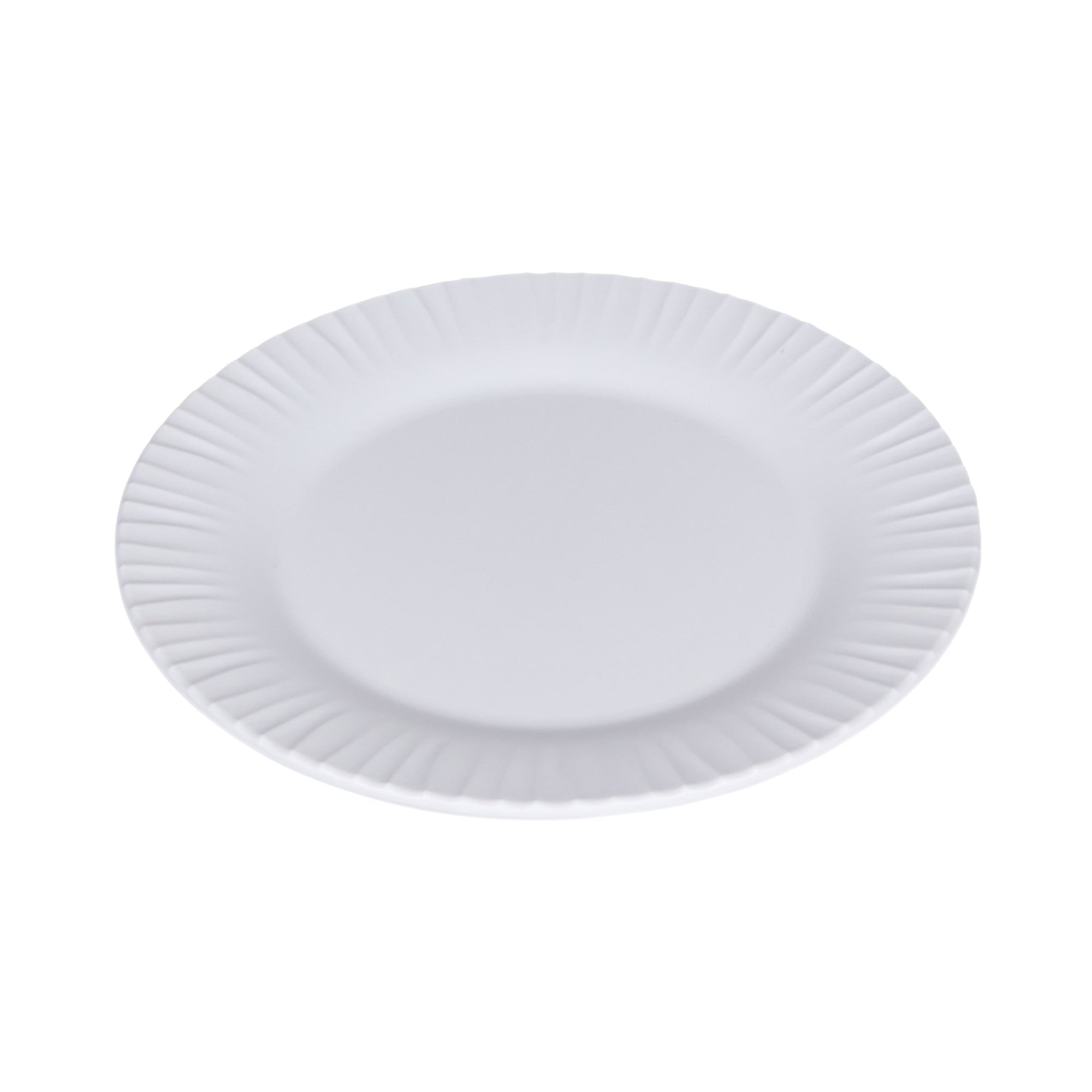 Riva Maris 9" Wide Rim Melamine Plate, White